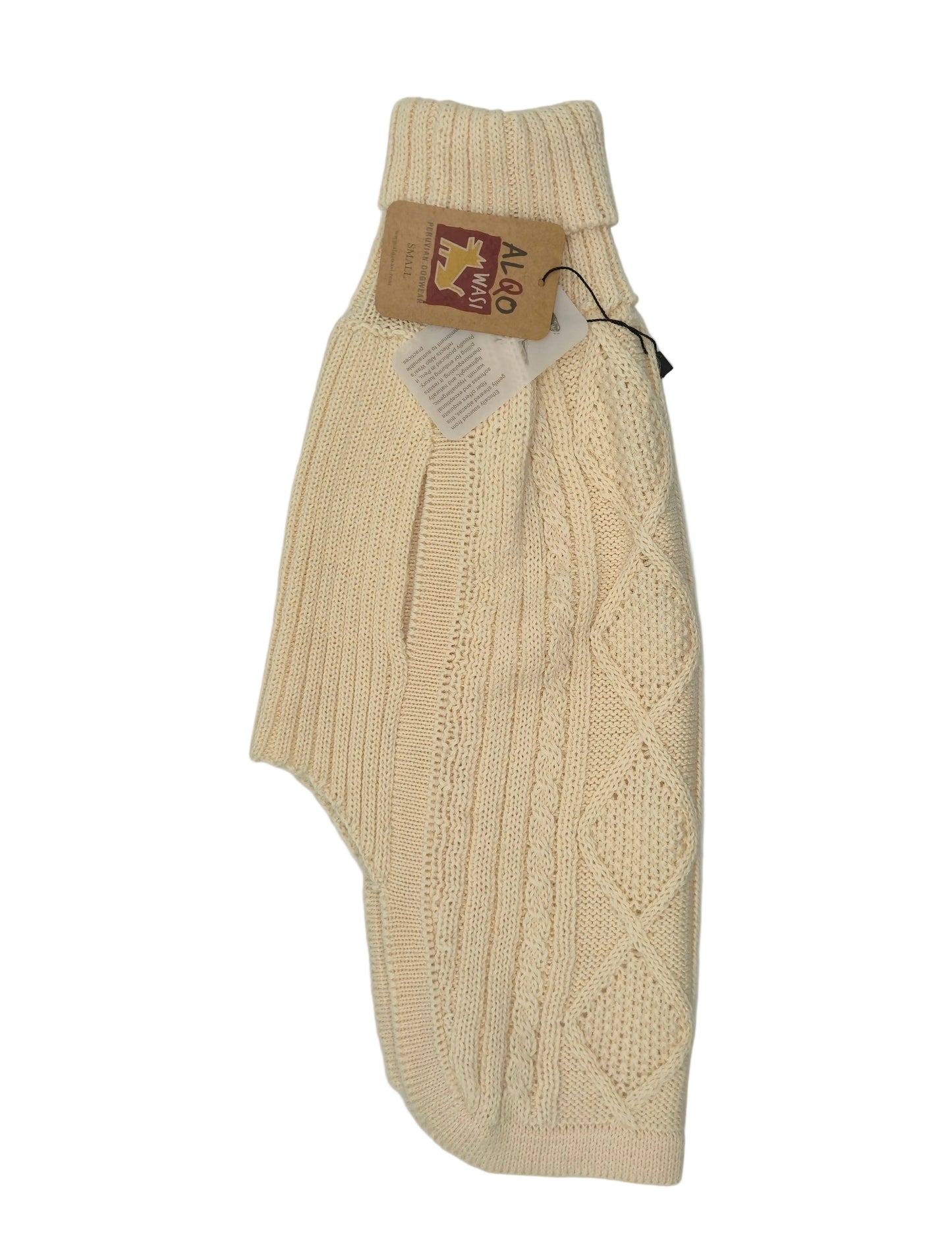Alqo wasi Ivory Aran alpakkaneule